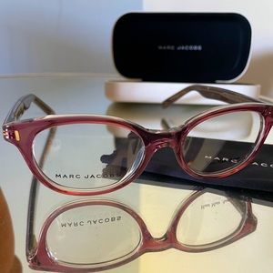 Marc Jacob’s pink glasses